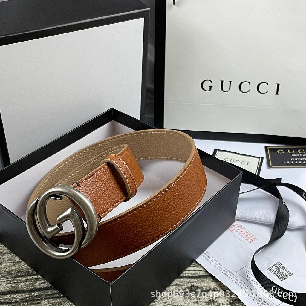 4,0 cm Herren-Premium-Ledergürtel mit runder Keks-Schnalle - Vielseitiges Modeaccessoire