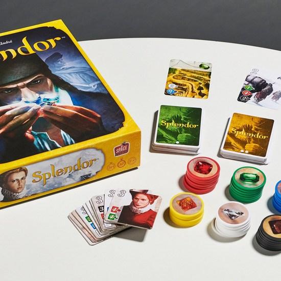 SPACECOWBOY Splendor Brettspiel Geschenk für Grundschüler, beliebtes koreanisches Spiel