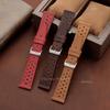 Breathable Cowhide Watch Strap 18mm 19mm 20mm 21mm 22mm 24mm Retro Leather Wristband for Seiko WatchBand Quick Release Bracelets