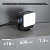 Magnetic Clip On LED Light Featuring Adjustable Brightness Levels Long Battery & Water Resistance for ACTION6