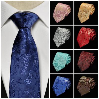 Adjustable Jacquard Silk Tie National Men Necktie Fashion Chinese Dragon Pattern Tie  Groomsman