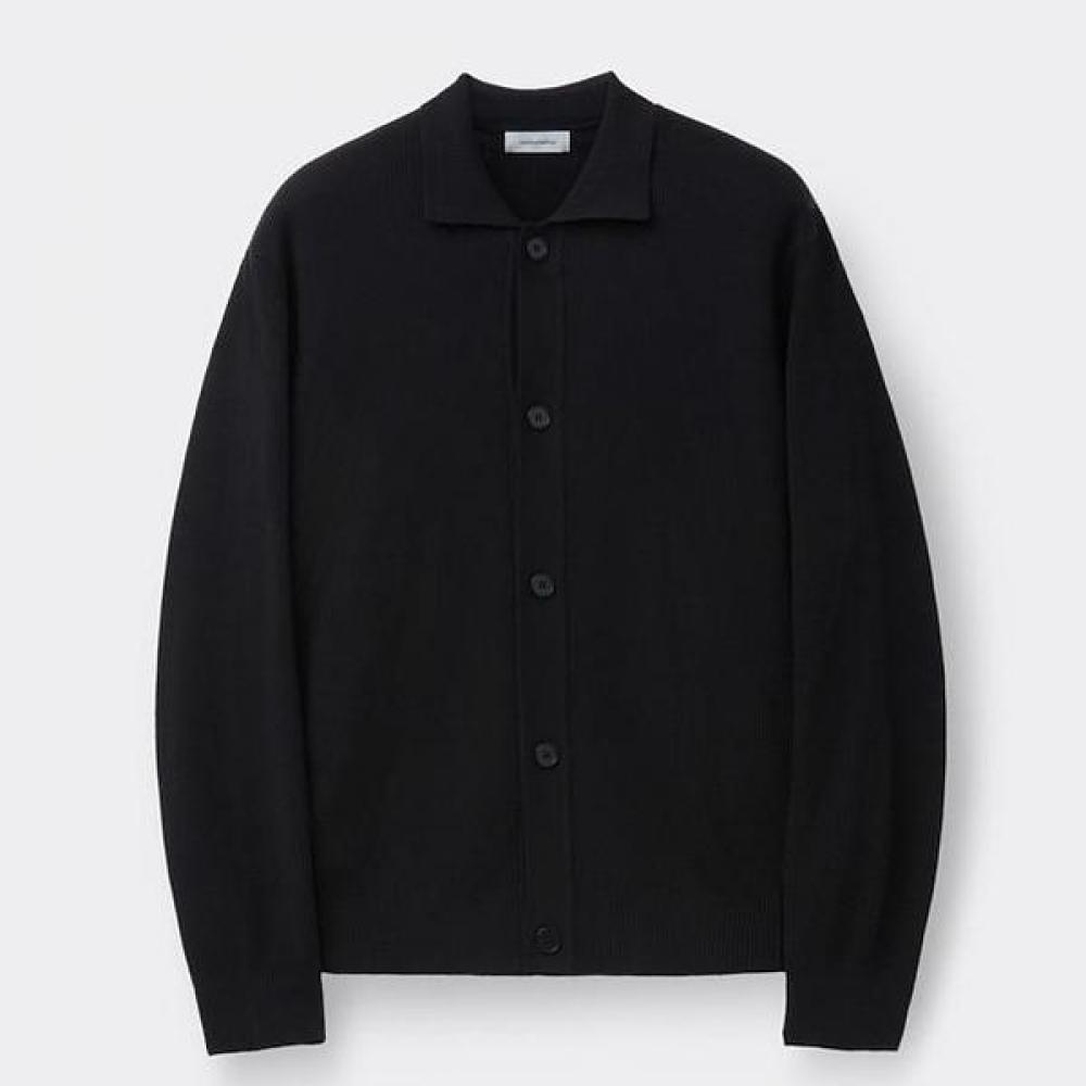 Customellow Black Texture Cardigan C9wam26111bkx [Essentials]/S