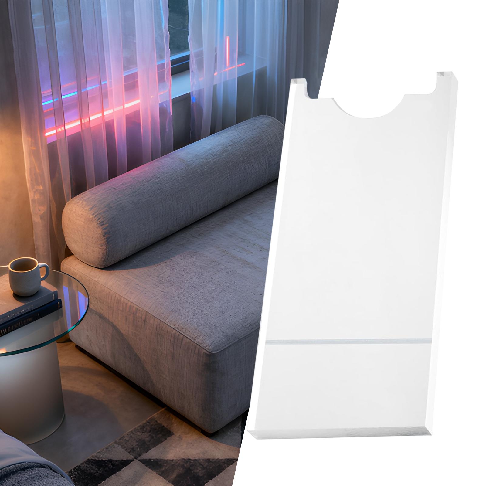 

Bed Stoppers Furniture Sliding Blocker Transparent Furniture Stoppers for Hardwood Floor Indoor Bedroom Living Room Dining CN