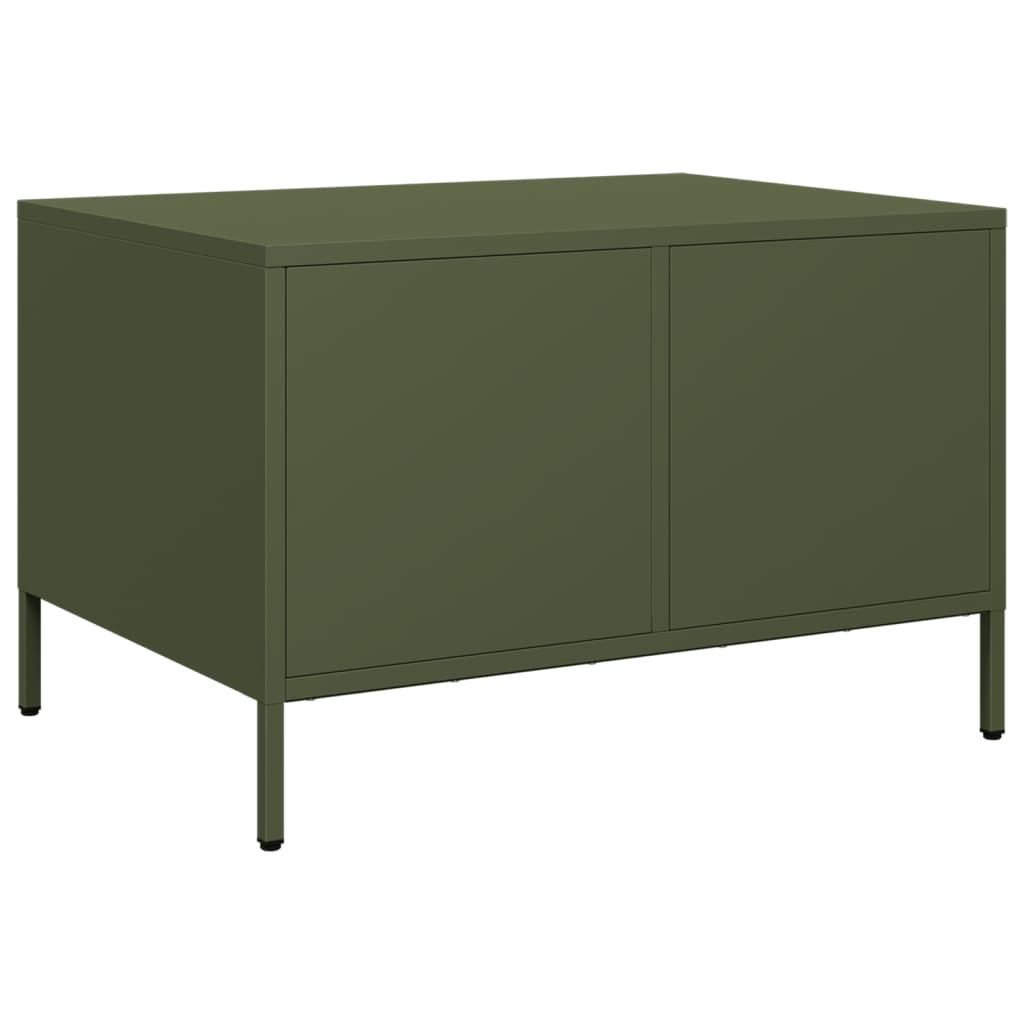 TV Stand Olive Green 68 X 50 X 43.5 Cm Cold Rolled Steel