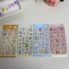 Pokemon 3D Relief Stickers Decorative Cute Cartoon Pikachu Phone Case Laptop Decoration Bubble Decals Gifts