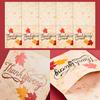 36 PCS Thanksgiving Silverware Cutlery Holders Thanksgiving Utensil Decor Fall Decor for Home Thanks Maple Leaf Silverware Paper Pouch Fall Harvest