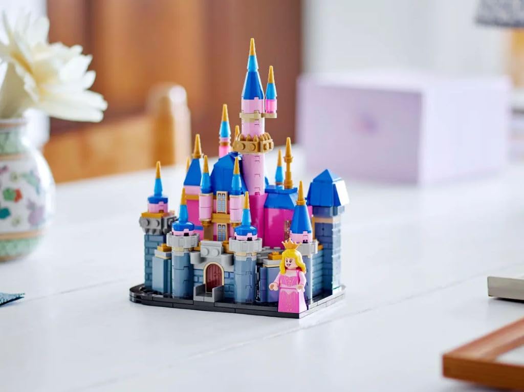 LEGO Disney Mini Princess Aurora's Castle Building Set 40720, Ages 12 and Up