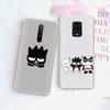 JZ1 Badtz Maru Transparent Case for Samsung A04 A14 A23 M33 M53 Realme 10 9 C35 C55 VIVO Y02 X80 Infinix Hot 30 Note 11 Tecno Spark 8P Pro