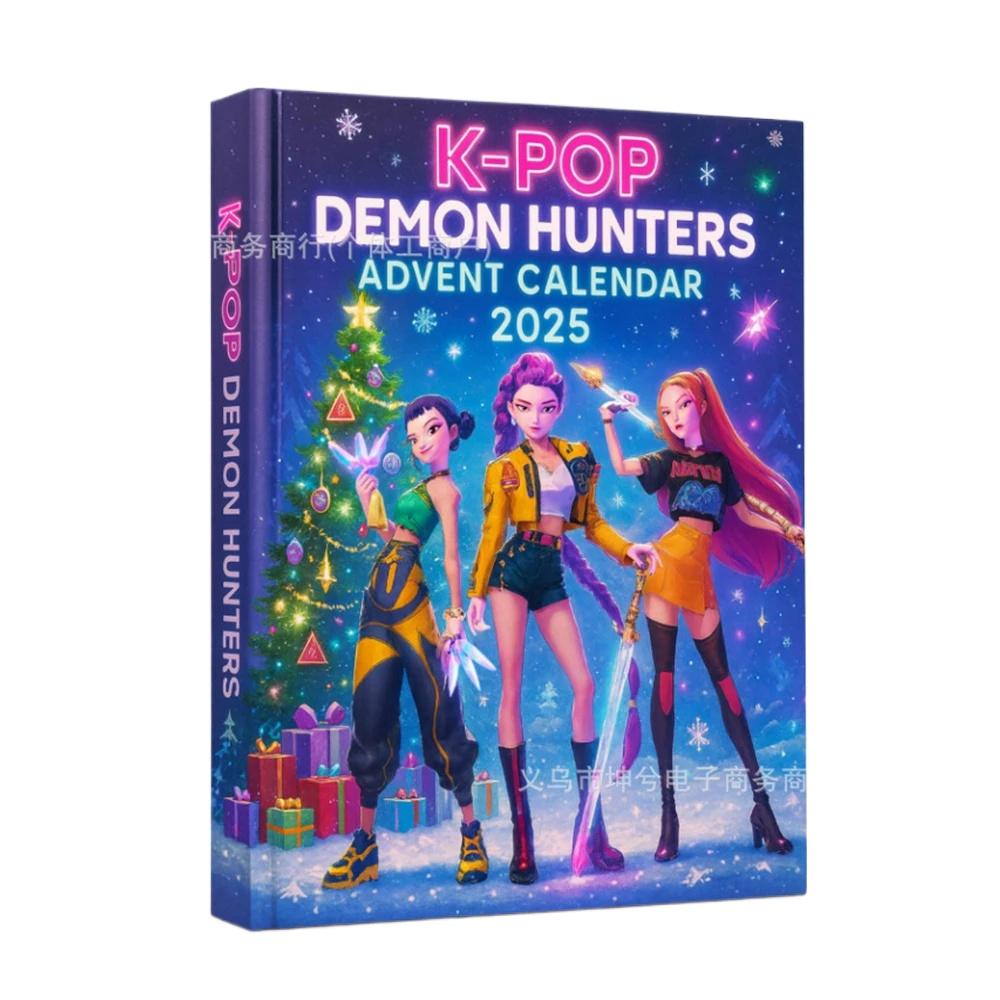 Countdown Calendars Kpop Demon Hunters Advent Calendar Model Doll Collection Desk Decoration Children Christmas Gifts
