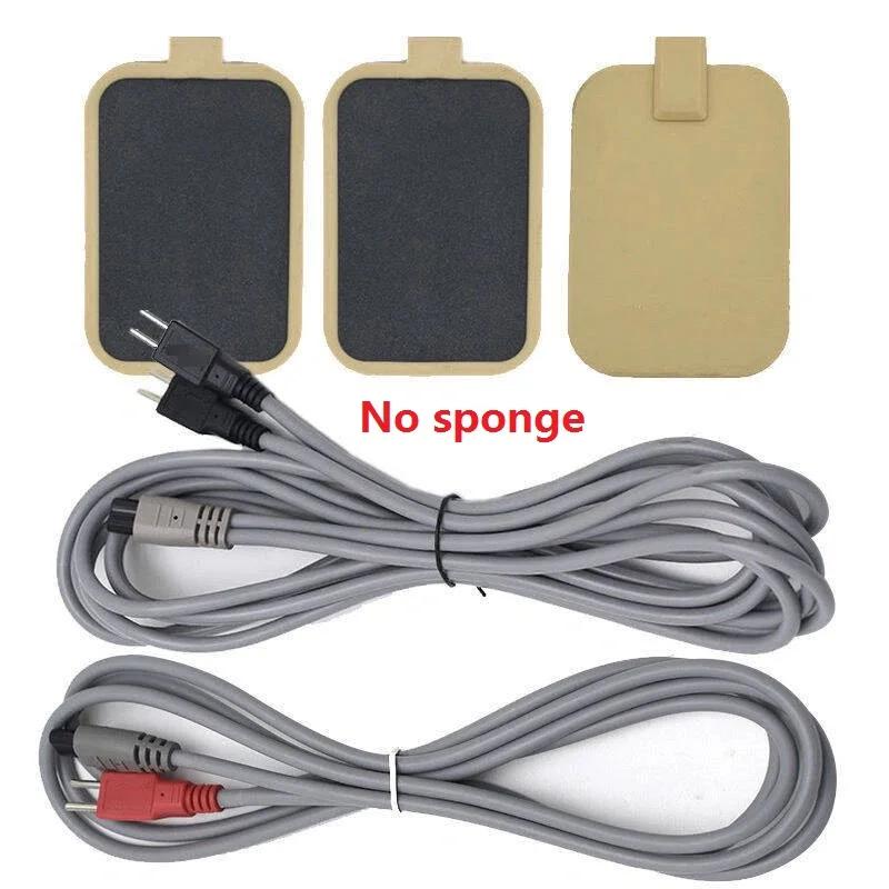 Silicone Micro-current Muscle Stimution Pad/2Pin or 3 Pin Cable,for Beauty/DDS Bioelectric Therapy/ Acid-base Massage Equipment