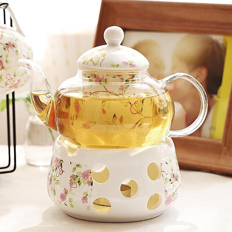 HANDUNYOU Heat-Resistant Glass Afternoon Tea Teapot Set