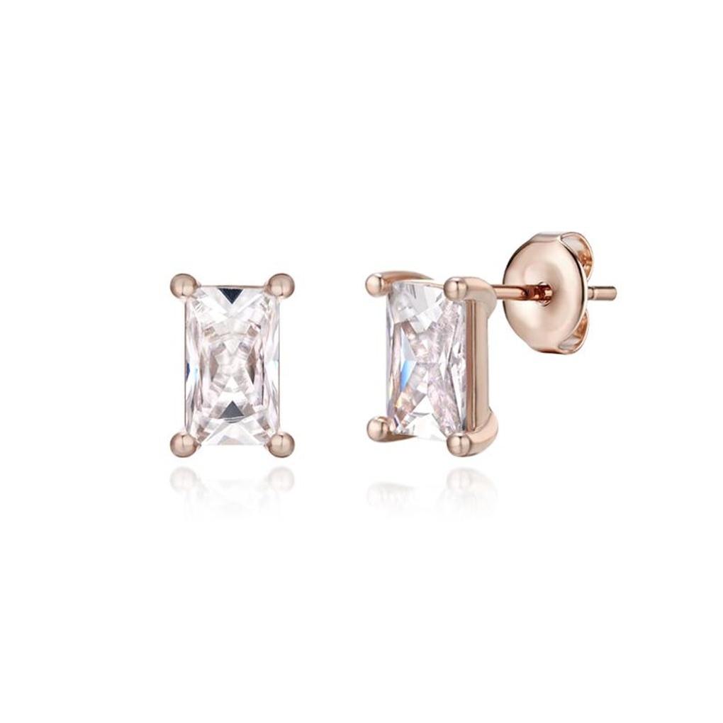 [LsSHOP] 14K Minimal Square Earrings (Gold Plated)_LJ5041BRE