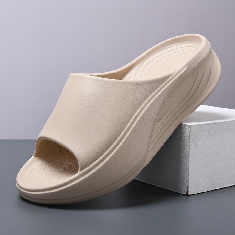 Summer Outdoor Men's Shoe Platform Lightweight Beach Anti Slip Water Play Slippers Home Indoor Waterproof Slippers