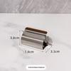 3Pcs Stainless Steel Toothbrush And Toothpaste Holder Tray Home Storage Organizer Bathroom Accessories Lazy Tube Squeezer