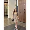 Western Style New Fashion Temperament Slim Fit Slimming V-neck Sleeveless Knitted Dress Sexy V-neck Dress