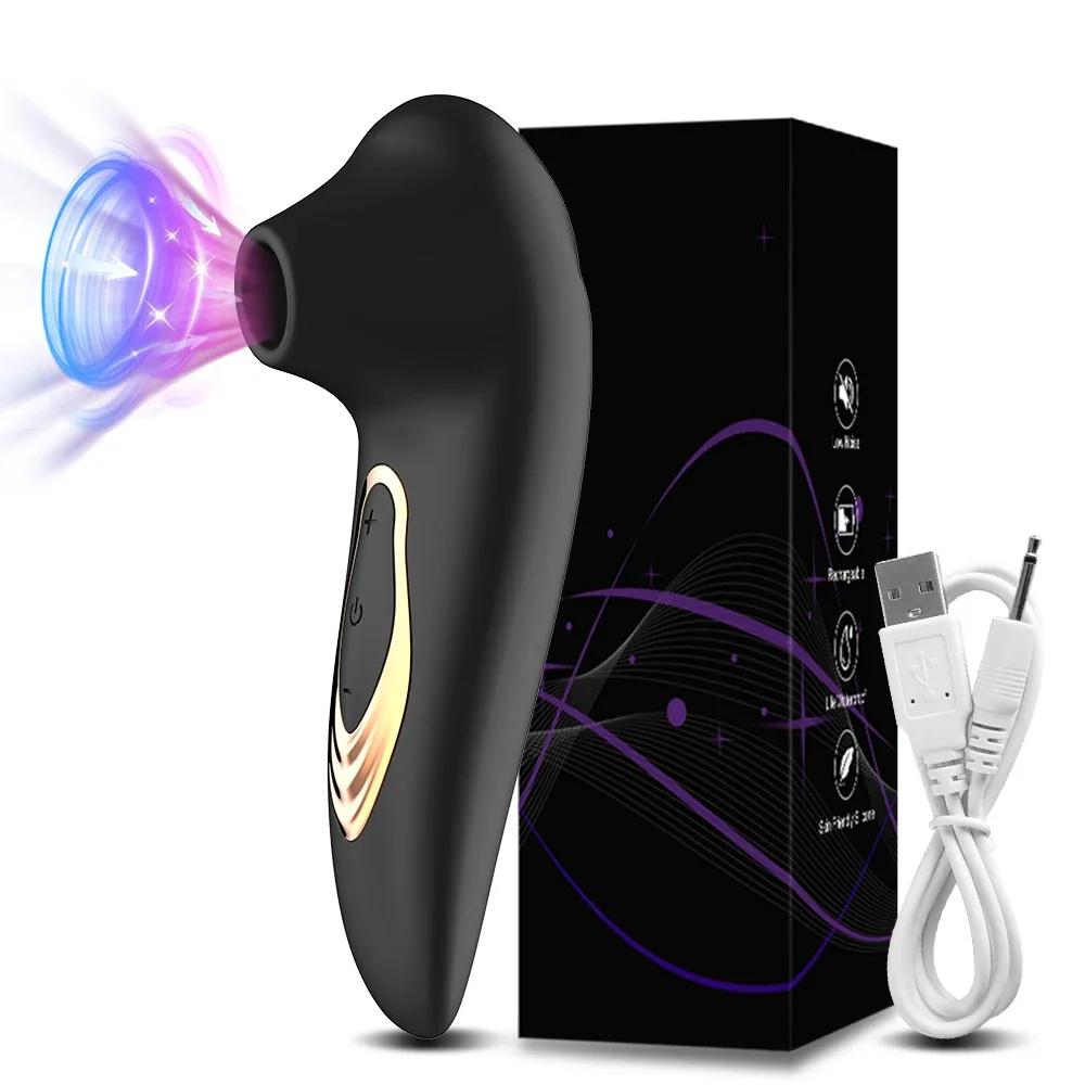 Clit Sucker Vibrator for Women Clitoris Vibrator Female Oral Nipple Vacuum Stimulator Adults Sex Machine Sex Toys for Women