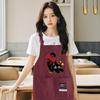 Adjustable Kitchen Apron Cartoon Cooking Smock Cute Catering Work Clothes  for Home Kitchen