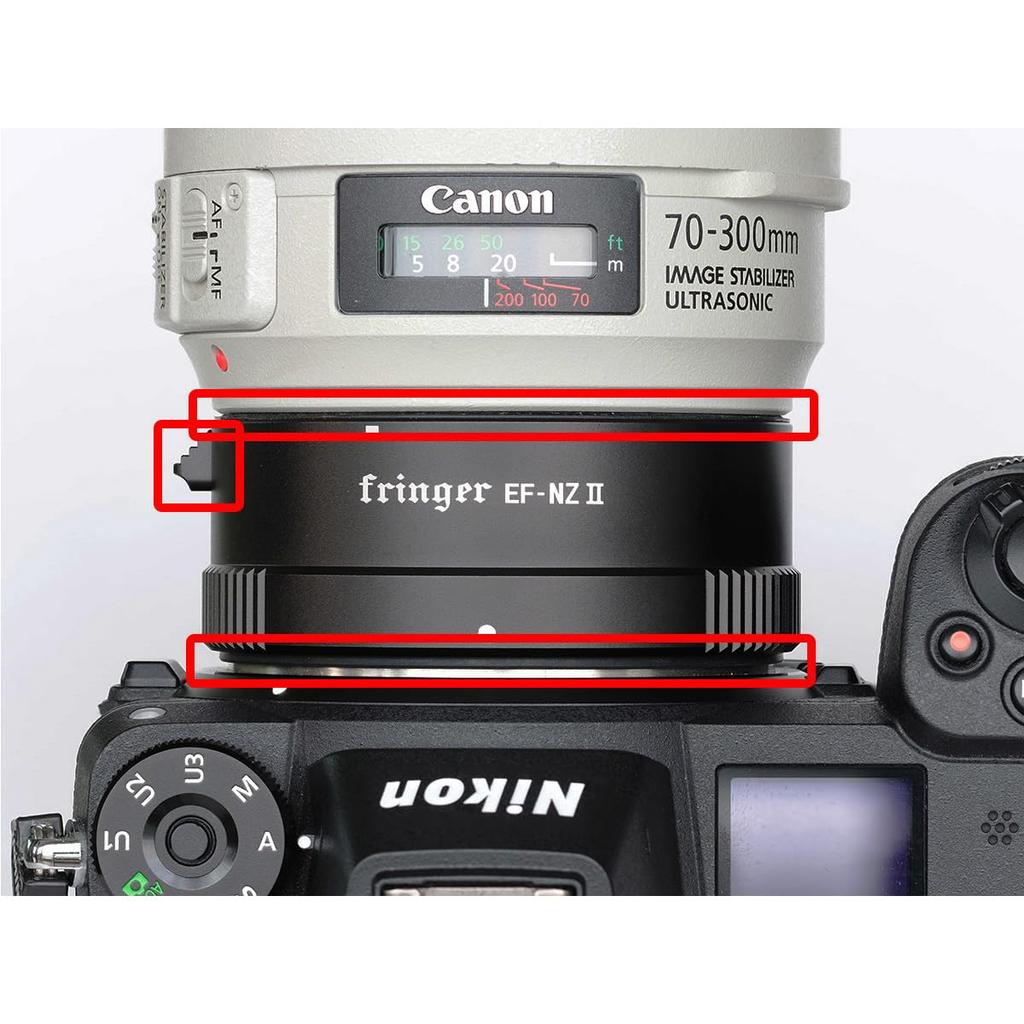 Fringer Electronic Mount Adapter Mount Lens To Nikon Z AF AE Compatible FR-NZ2 (EF Mount)
