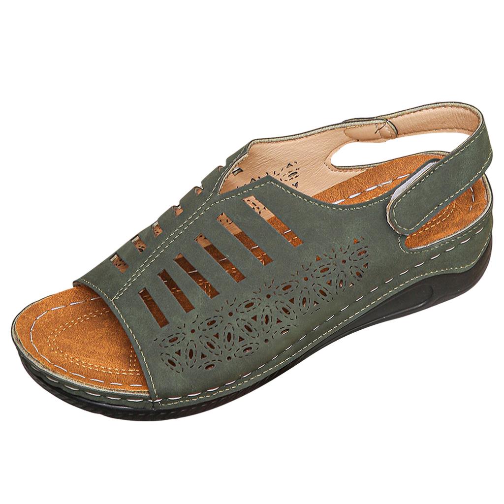 Platform Wedge Sandals Lightweight Summer Strap Casual Vacation Sandals Born Womens Sandals 7 Clog Sandals For Women Size 11