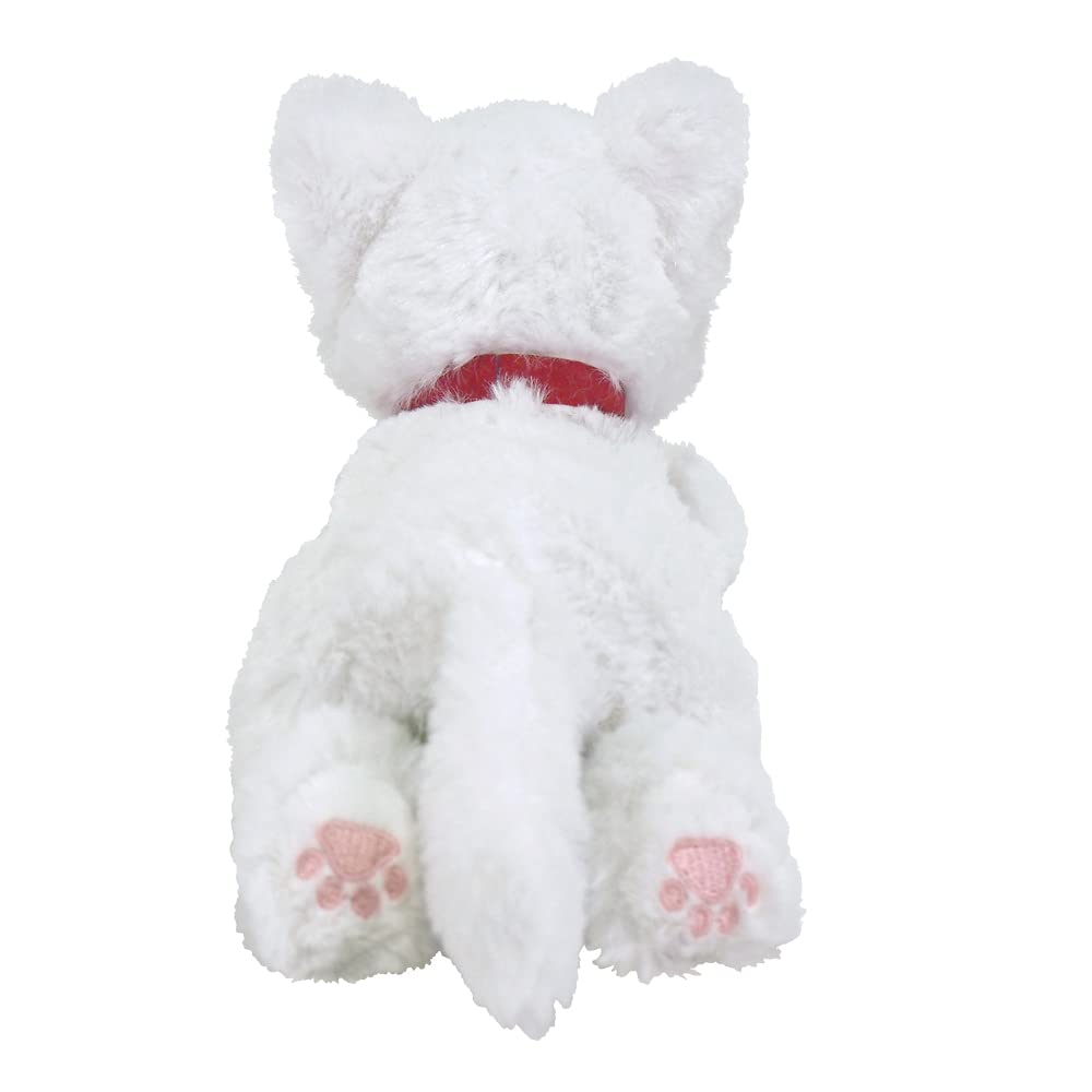 Sunlemon Knee Cat Odd Eye White SS 11 x 12 x 29cm Stuffed Animal P-8042