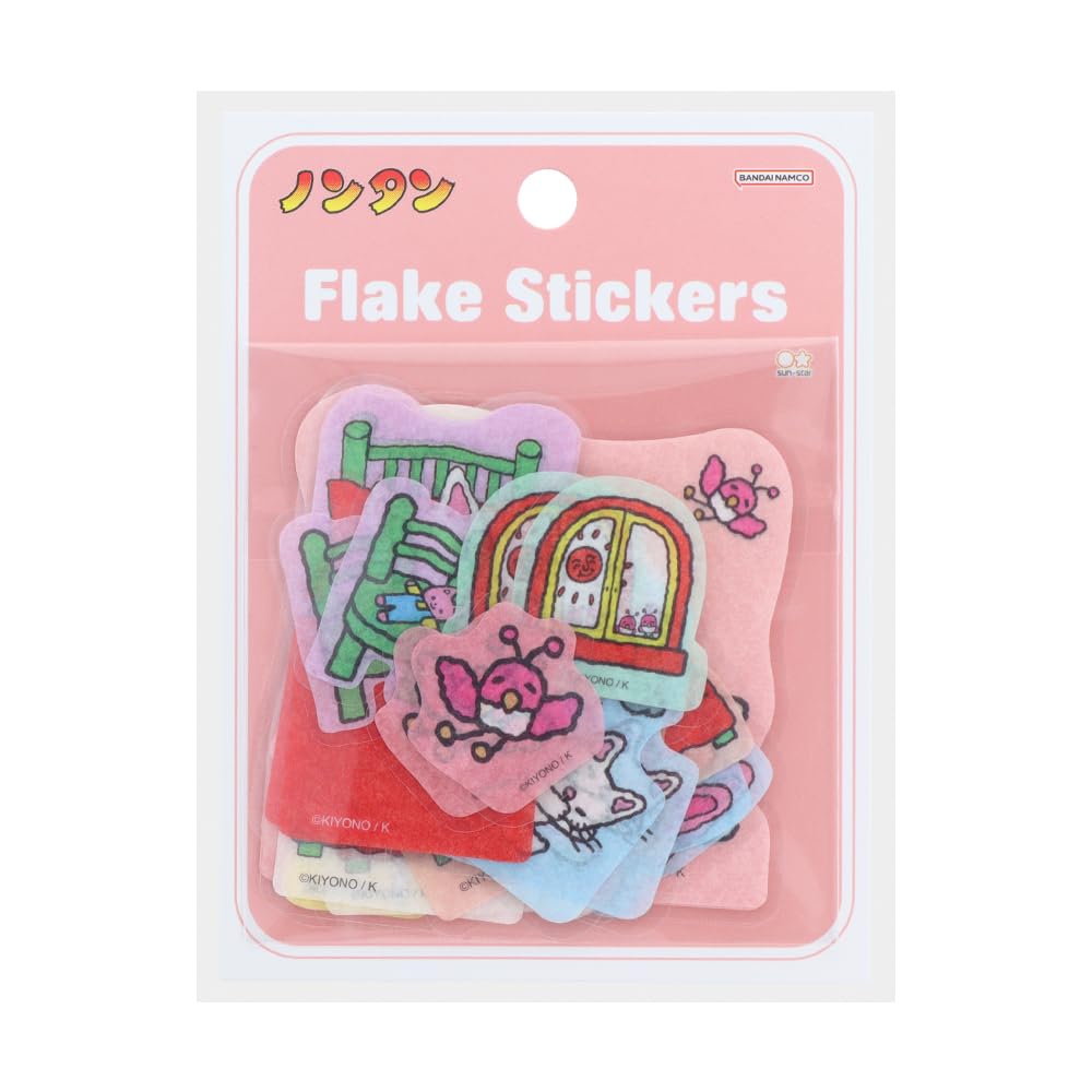 

Stationery Nontan S8812683 Sun-Star Stickers, Flakes, Pink, розовый