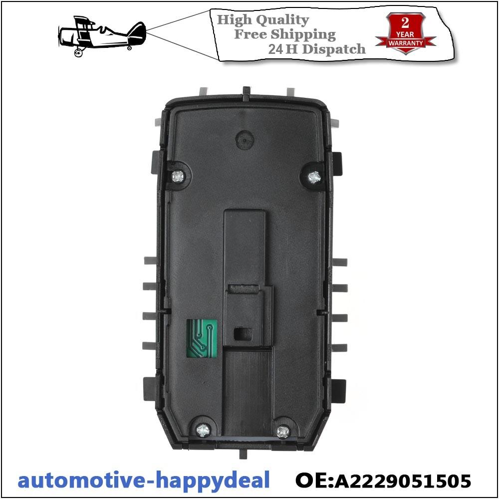 Rear Window Main Control Switch For Mercedes Benz S-Class W222 2014-2016