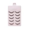 5 Pairs Natural 3D Dense False Eyelashes Soft Transparent Core Fake Handmade Eye Lashes