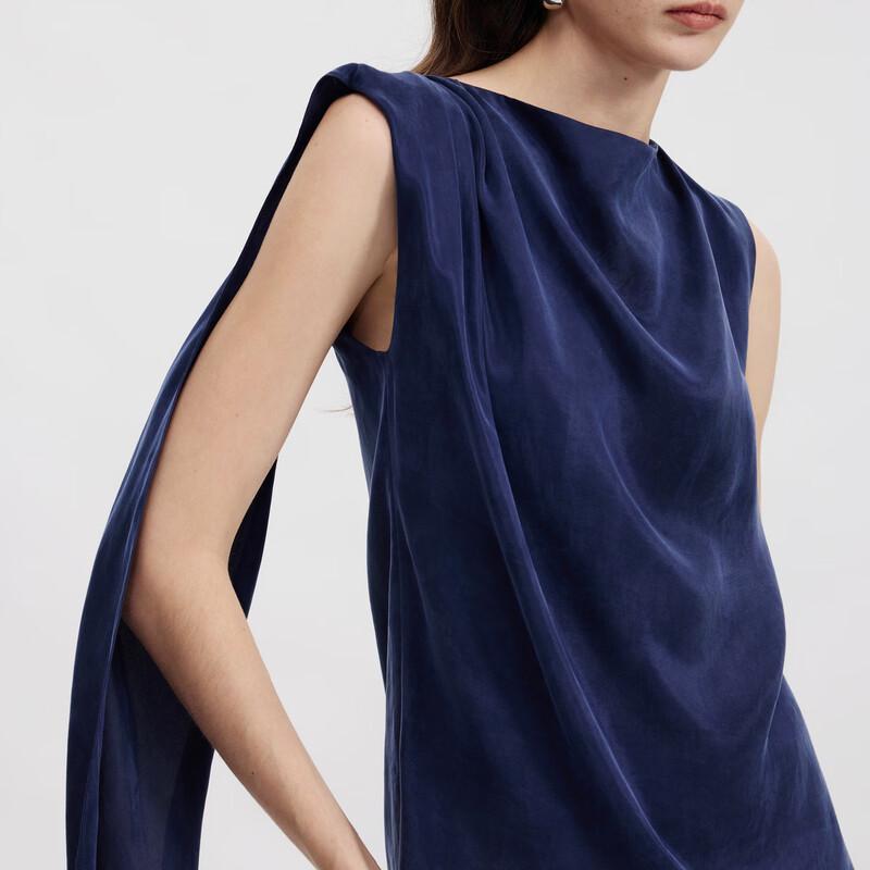 Langzi French Style Sleeveless Top & Skirt