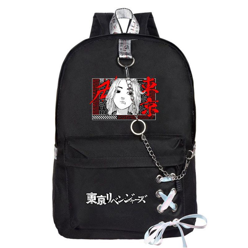 School Revengers Tokyo Bag Backpack Rucksack Boys Girls Shoulder Outdoor Travel
