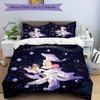 3pcs Mickey Mouse Printed Bedding Set, Breathable And Soft, Machine Washable, Christmas Gift, Suitable for Bedroom Decoration, 094