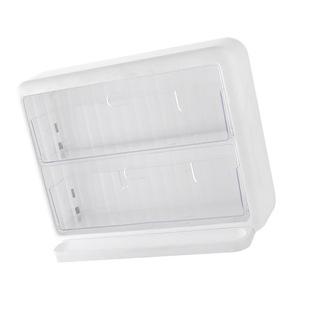 Wall Mounted Coffee Capsule Holder Clear Acrylic Compact Tea Bag Storage Rack for Office