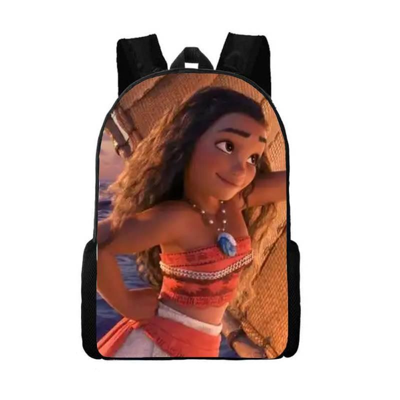 Moana Ocean Character Kids Backpack Set With Durable Waterresistant Material For School Use