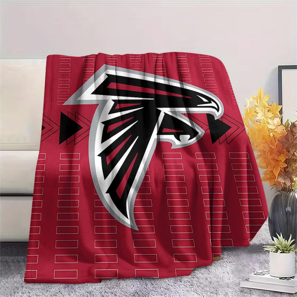 Atlanta Falcons Print Flannel Blanket, High quality Comfortable for All Seasons, Home Decor, Warmth and Comfort, Perfect for Christmas Gifts