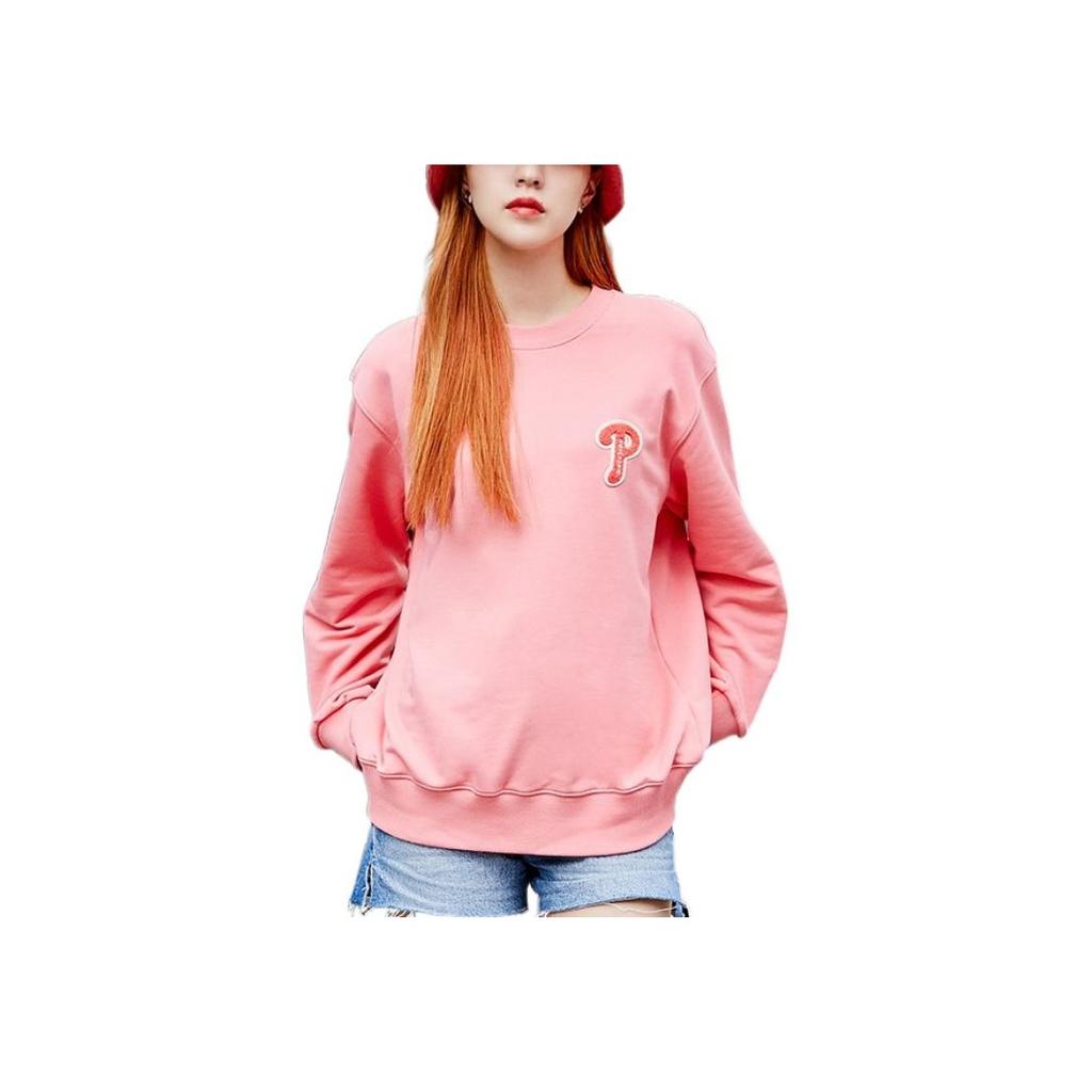 New MLB Sweatshirt Unisex Orange Pink 3AMTB0214-10COS