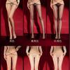 Women Contrast Cross Strap Bow Glossy Oil Shiny Pantyhose Ultra Thin Sheer Transparent Tights For Dating Party Portrait Photoshoot