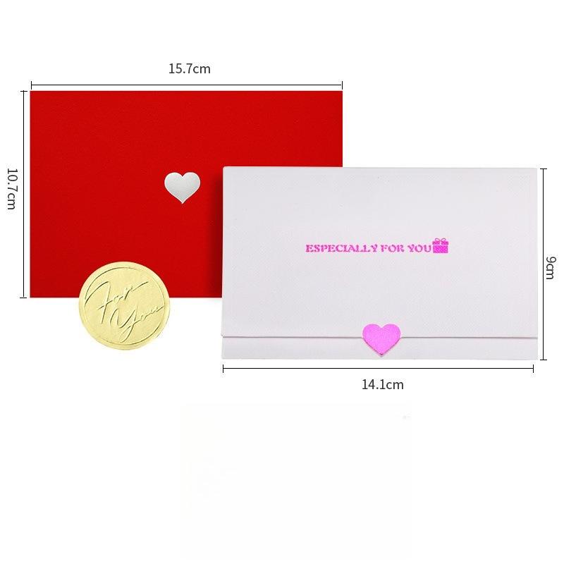 2 Sets Handwritten Card Envelope Sealing Sticker Dark Pattern Valentine Birthday Blessing Perfect for Greeting Cards & Letters