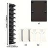 10Grids Wall Mounted Cap Rack Hat Holder Baseball Cap Towel Rack Holder Closet Hanger Storage Organizer Space Saving LIJIAO