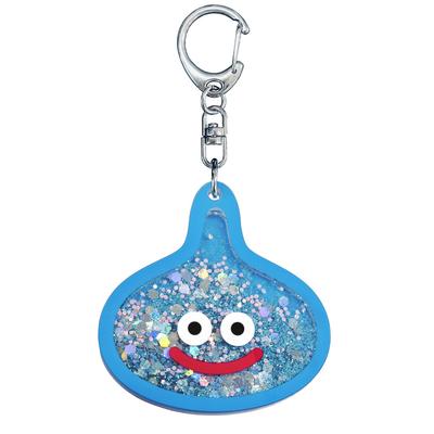 Smile Slime Sparkling with Keychain Slime Glitter!