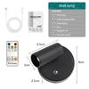 Intelligent Wall Light LED Table Lamp Touch 3-Color Dimmable 350° Rotatable USB Rechargeable Bedroom Bedside Night Light
