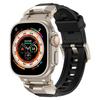 Rubber Sports Band for Apple Watch Ultra 3/2 49mm Titanium Color Sports Bracelet for iWatch Series 11 10 46mm 9 8 7 6 se 44 45mm