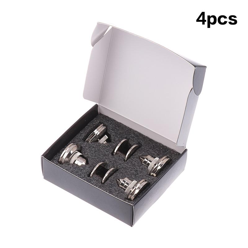 4Pcs/Set 30*27Mm Speakers Stand Feet Foot Pad Pure Copper Loudspeaker Box Spikes Cone Floor Shock Absorber Foot Nails