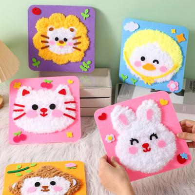 ערכת יצירה לתפירה חיה חמודה עשה זאת בעצמך ערכת תפירה חינוכית צעצועי תפירה לבובה עשה זאת בעצמך למתחילים אומנויות ומלאכות