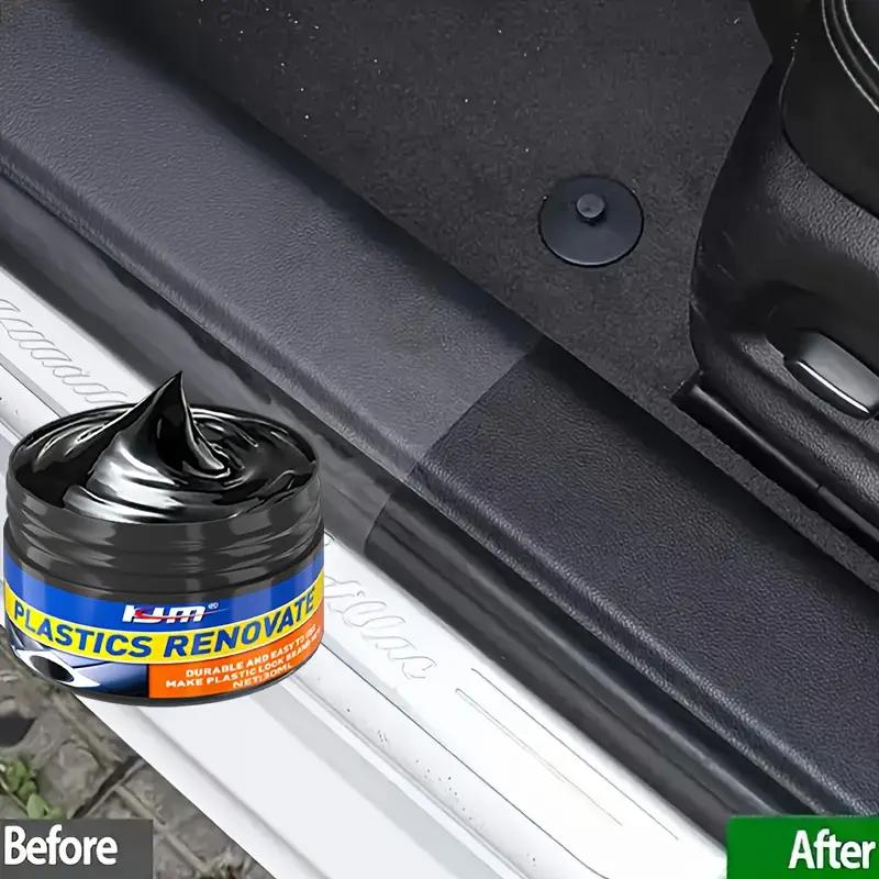 Multi-functional Car Plastic Repair Agent - Interior and Exterior Trim Piece Polish Wax,scratch Repair,anti-aging Renewal Cream