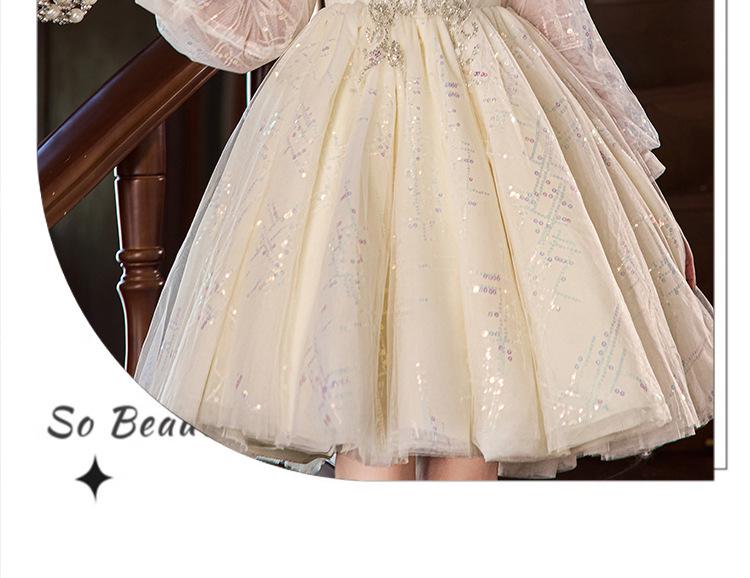 Girls' Luxury Tulle Dress for Piano Shows & Flower Girl Events