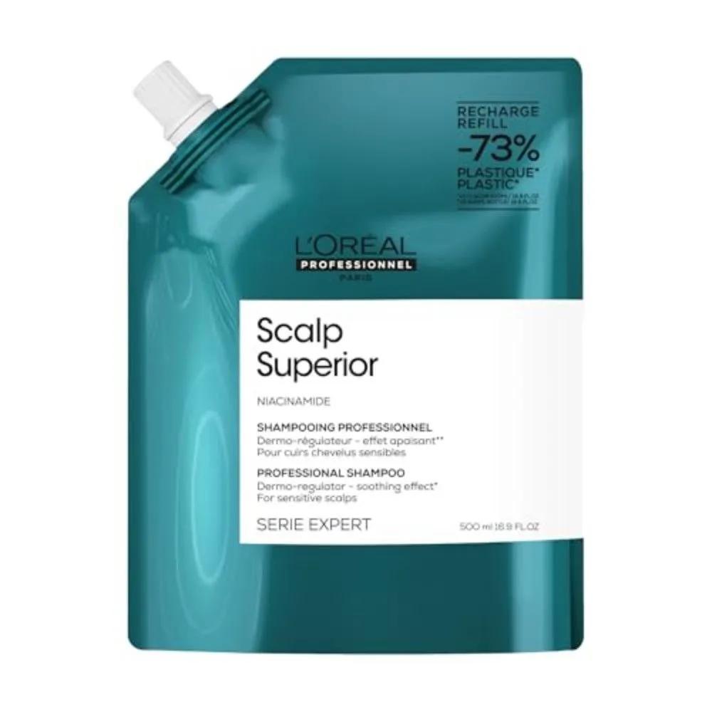 L Oréal Professionnel Шампунь для кожи головы Scalp Superior, сменный блок 500 мл, Serie Expert