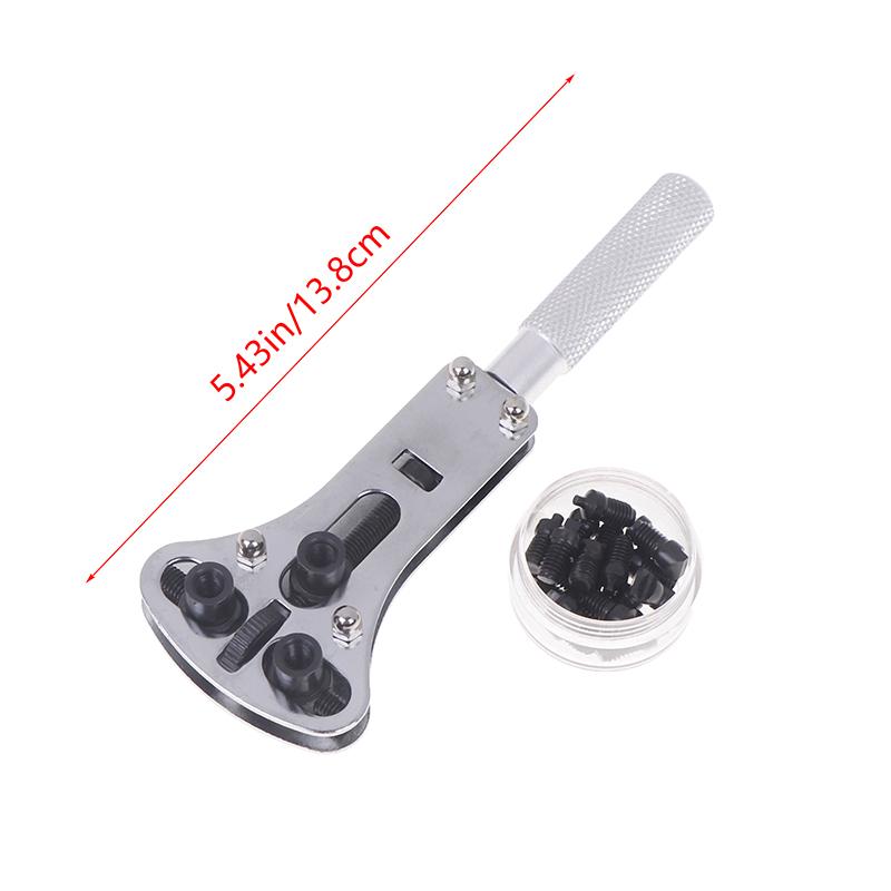 

Ключ-съемник для крышки часов 3-точечный ключ Ключ для винтовой крышки Съемник Открывалка для корпуса наручных часов Инструмент для замены батарейки часов