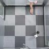 30x30cm Badezimmer Rutschfeste Matte Haushalt Badezimmer Toilette Spleißen Patchwork Bodenmatte Füße Matten Bad Dusche Wasserdichte Matten