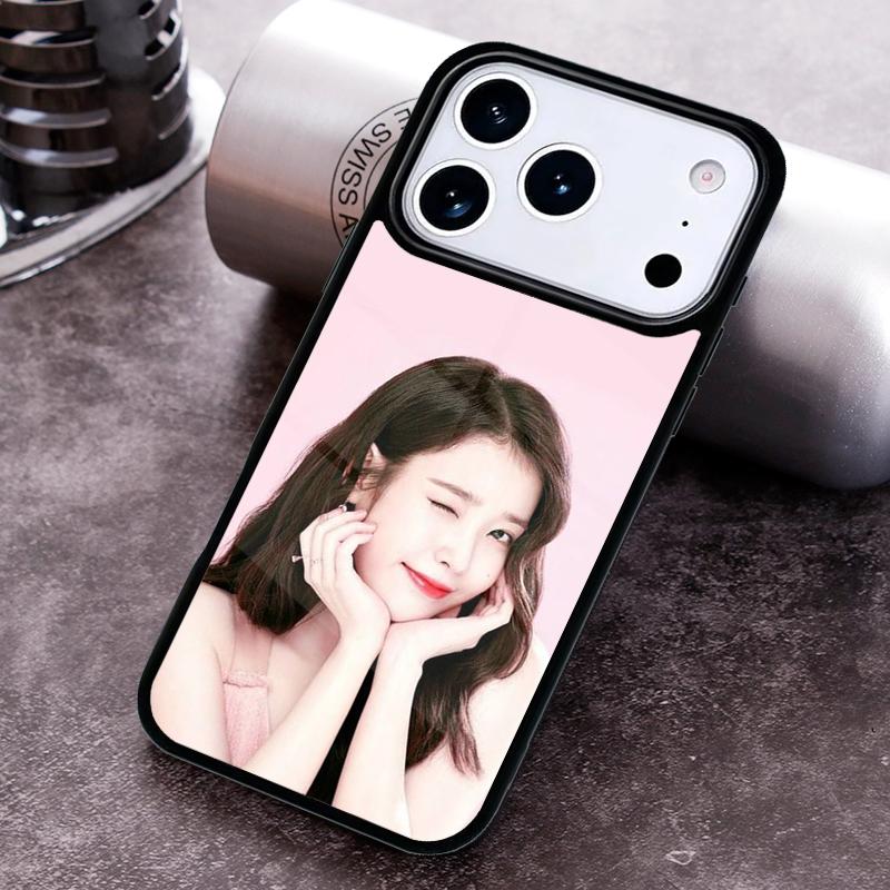 I-iu Lee Ji Eun Phone Case for iPhone 17 16 15 Pro Max Air 14 13 12 11 Plus Shockproof Cover