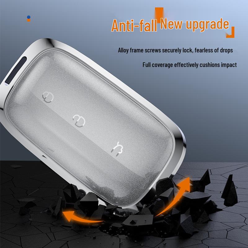 Versatile Key Case for Geely Galaxy L7/L6/e8MAX, Starship Series, Full Protection with Buckle for Men & Women