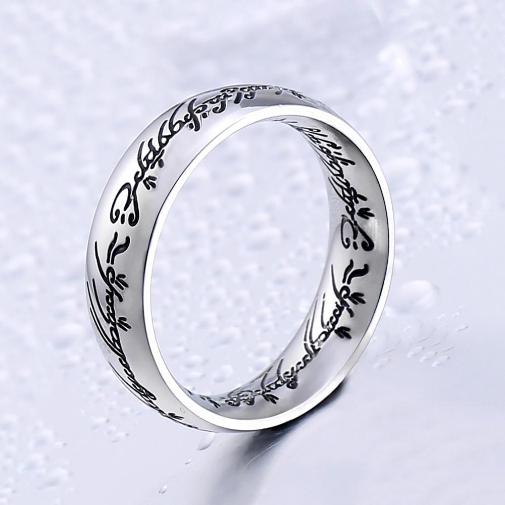 2025 Simple Magic Rings For Men Women Similar To Movies Carving Ring Fashion Jewelry Creativity Gift